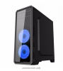 Игровой корпус GameMax G561 черный ATX [1xUSB3.0 2xUSB2.0 3x120мм вентилятора Blue LED]